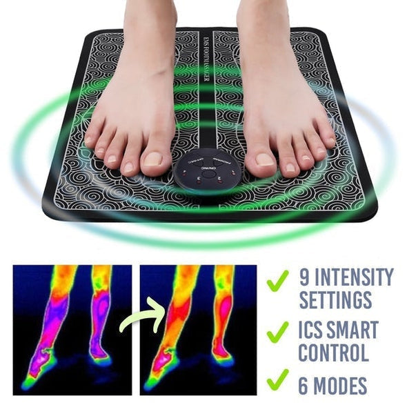 HealthyMe™ Tapete de Massagem para Pés EMS Regenerativo